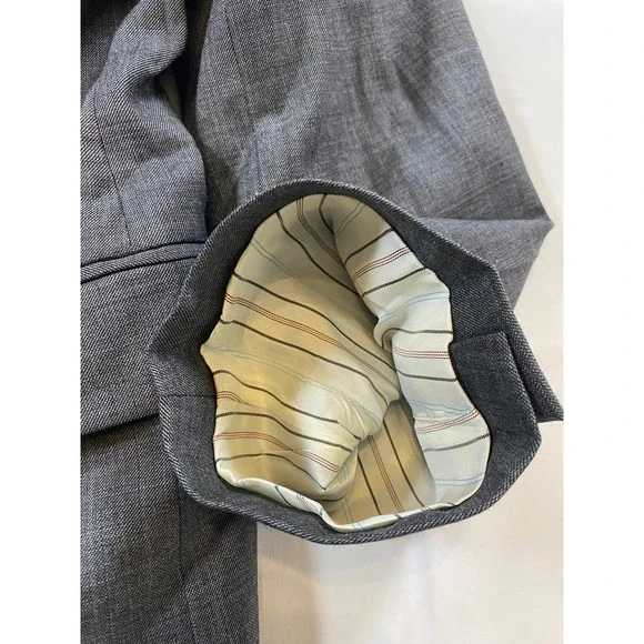 Lauren‎ Ralph Lauren Mens Grey Wool Blend Blazer Jacket Size 40R - Picture 13 of 13
